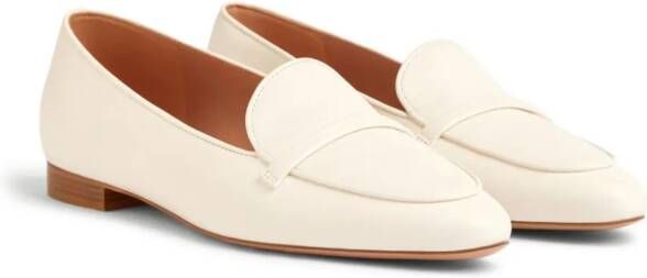 Malone Souliers Bruni leren loafers Beige