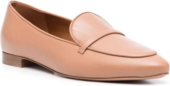 Malone Souliers Bruni leren loafers Beige