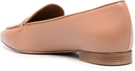 Malone Souliers Bruni leren loafers Beige