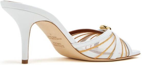Malone Souliers Sandalen met gegraveerd detail Wit