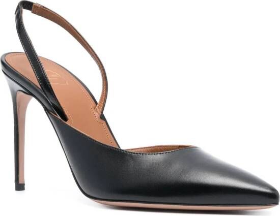 Malone Souliers Gilda slingback pumps Zwart