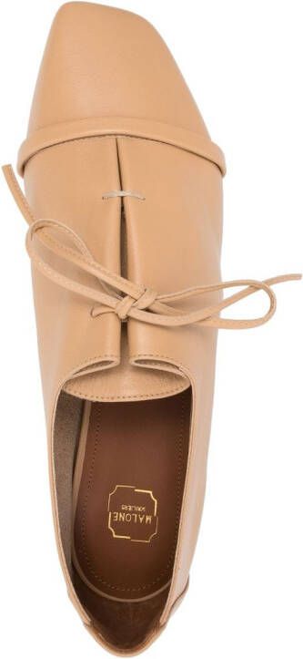 Malone Souliers June leren loafers Beige