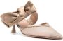 Malone Souliers Marie muiltjes met strik Beige - Thumbnail 2