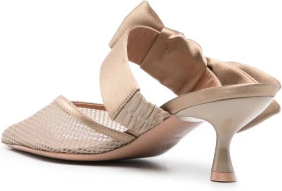 Malone Souliers Marie muiltjes met strik Beige