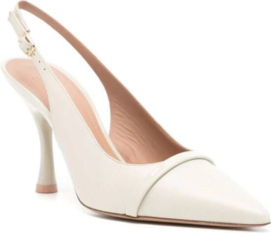 Malone Souliers Marion 85mm leather pumps Beige