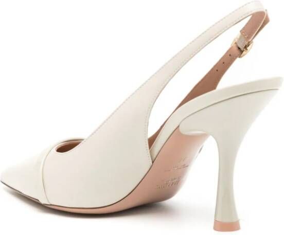 Malone Souliers Marion 85mm leather pumps Beige
