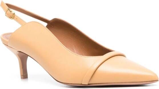 Malone Souliers Marion leren slingback pumps Beige