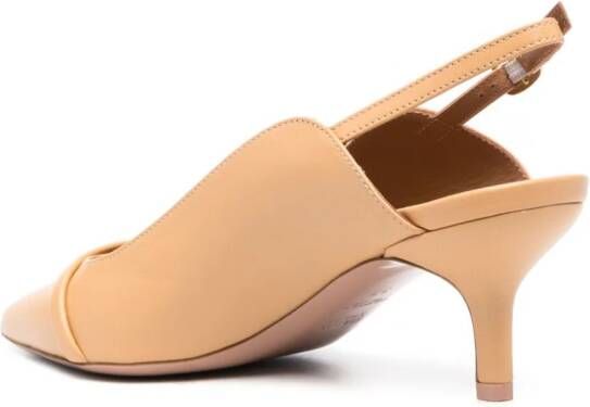 Malone Souliers Marion leren slingback pumps Beige