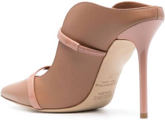 Malone Souliers Maureen muiltjes met puntige neus Beige