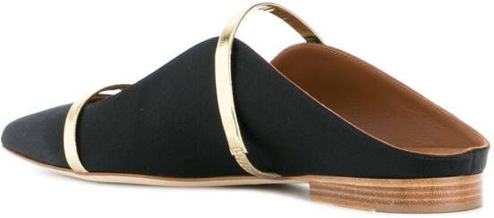 Malone Souliers Maureen Flat muiltjes Zwart