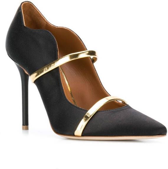 Malone Souliers 100 mm Maureen pumps Zwart