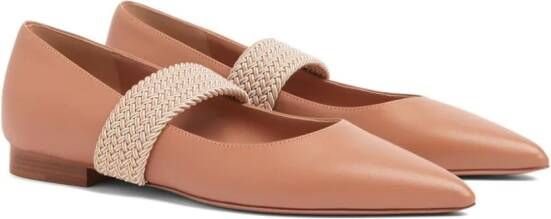 Malone Souliers Melanie leren pumps Roze