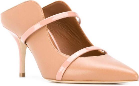 Malone Souliers Muiltjes met puntige neus Beige