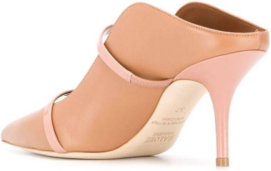 Malone Souliers Muiltjes met puntige neus Beige