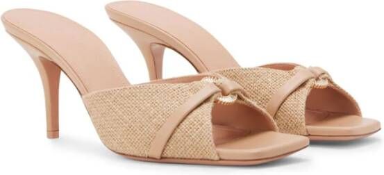 Malone Souliers Patricia satijnen muiltjes Beige