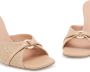 Malone Souliers Patricia satijnen muiltjes Beige - Thumbnail 4