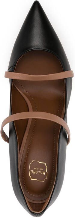 Malone Souliers Pumps met bandjes Zwart