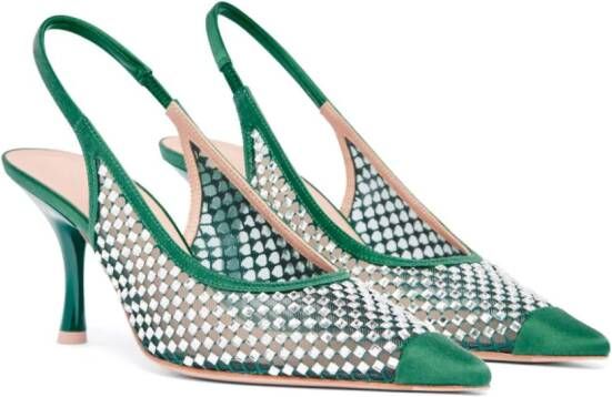 Malone Souliers Vesper pumps verfraaid met kristallen Groen