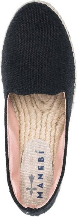 Manebi Chunky espadrilles Zwart