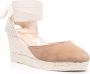 Manebi Espadrilles met enkelbandje Bruin - Thumbnail 2