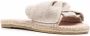 Manebi Espadrilles met open neus Beige - Thumbnail 2