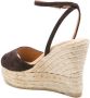 Manebi Espadrilles met sleehak Bruin - Thumbnail 3