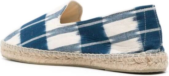 Manebi Espadrilles met tie-dye print Blauw