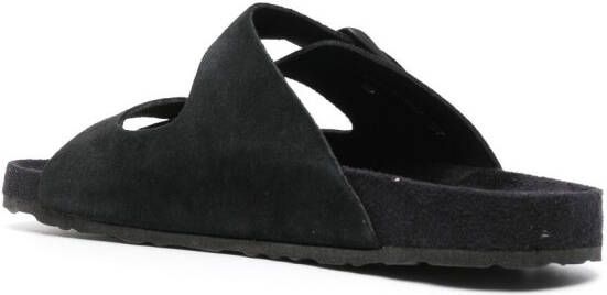 Manebi Hamptons geknoopte sandalen Zwart