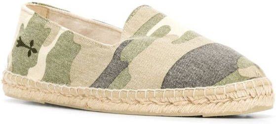 Manebi Instap espadrilles Groen