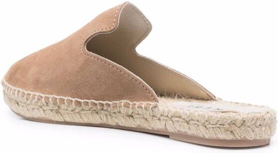 Manebi Suède espadrilles Beige