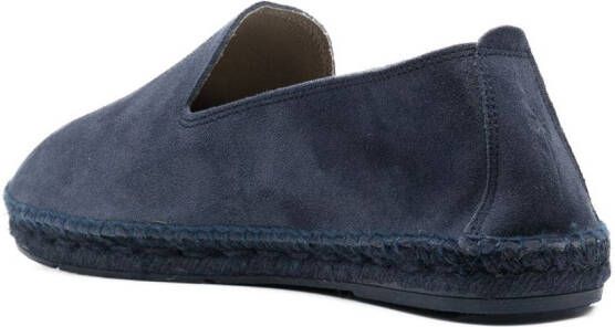 Manebi Suède espadrilles Blauw