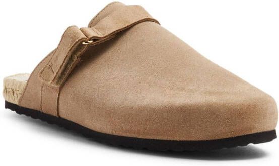 Manebi Suède slippers Beige