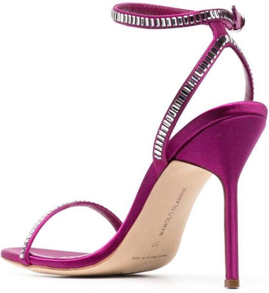 Manolo Blahnik Stiletto sandalen Roze