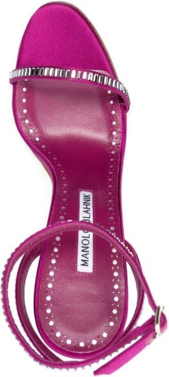 Manolo Blahnik Stiletto sandalen Roze
