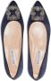 Manolo Blahnik Ballerina's met verfraaide gesp Blauw - Thumbnail 4