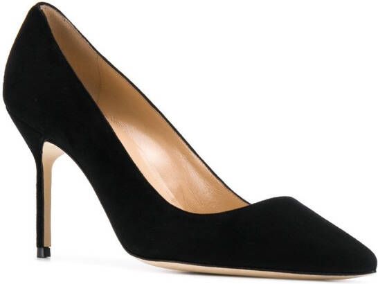 Manolo Blahnik BB pumps met spitse neus Zwart