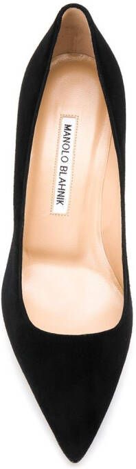 Manolo Blahnik BB pumps met spitse neus Zwart