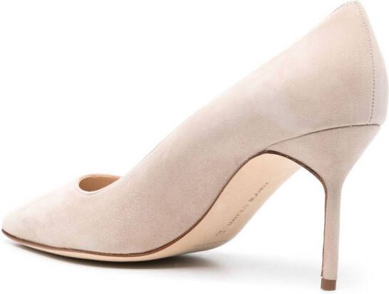 Manolo Blahnik BB suède pumps Beige