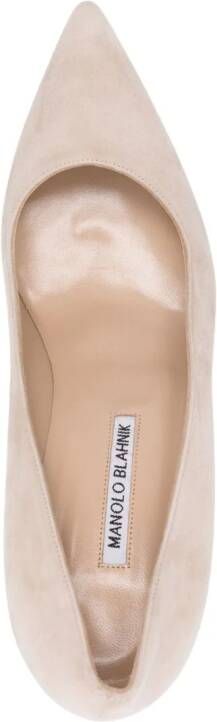 Manolo Blahnik BB suède pumps Beige