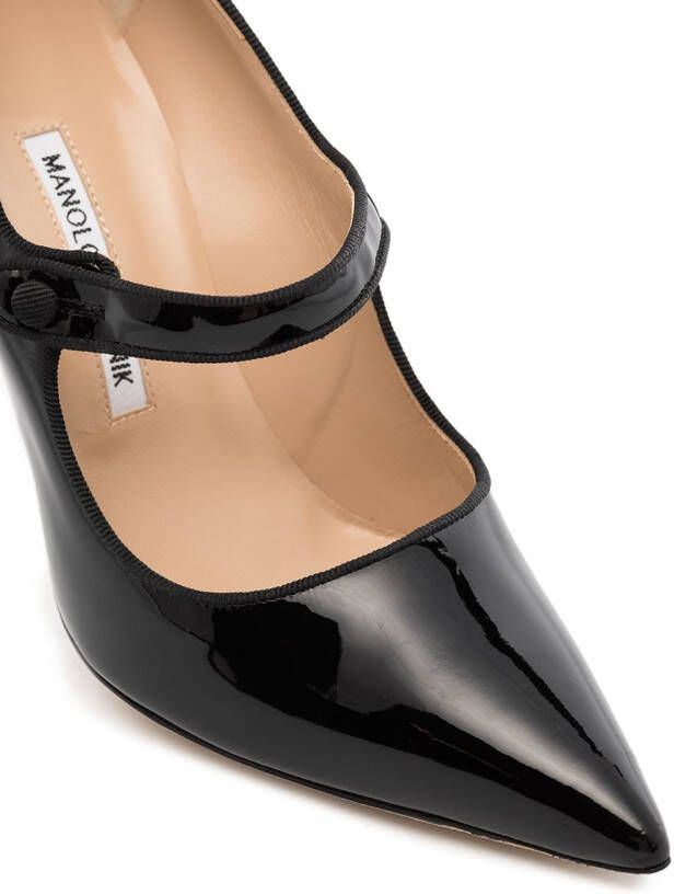 Manolo Blahnik Campari pumps met puntige neus Zwart