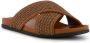 Manolo Blahnik Chiltern sandalen met gekruiste bandjes Bruin - Thumbnail 2