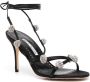 Manolo Blahnik Elsaka verfraaide sandalen Zwart - Thumbnail 2