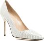 Manolo Blahnik Gestreepte pumps Wit - Thumbnail 2