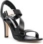 Manolo Blahnik Gwen leren sandalen Zwart - Thumbnail 2