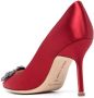 Manolo Blahnik Hangisi 70 pumps met gesp Rood - Thumbnail 2