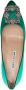 Manolo Blahnik Hangisi verfraaide pumps Groen - Thumbnail 4