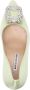 Manolo Blahnik 105 mm Hangisi satijnen pumps Groen - Thumbnail 4