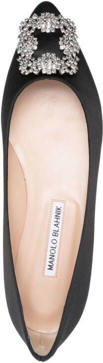 Manolo Blahnik Hangisi ballerina's Zwart