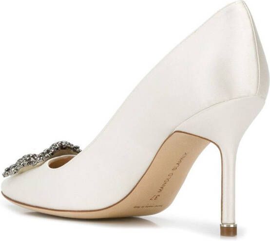 Manolo Blahnik Hangisi pumps Beige