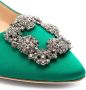 Manolo Blahnik Hangisi pumps Groen - Thumbnail 4